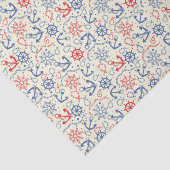 赤と海軍の背景(いかり) 薄葉紙 (詳細)