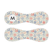 赤と海軍の背景(いかり) 野球ボール (パネル)