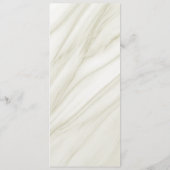 赤と海軍の花の美し結婚いメニュー メニュー (裏面)