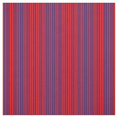 赤と深夜の青のストライプ ファブリック (見本)