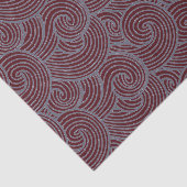 赤と灰色のティッシュペーパー 薄葉紙 (詳細)