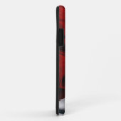 赤と灰色のテキスタイルケース Case-Mate iPhoneケース (裏面/右)