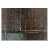 赤と灰色のレンガの壁 カッティングボード (正面)