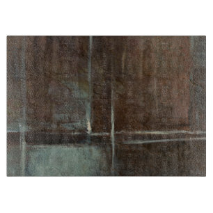 赤と灰色のレンガの壁 カッティングボード