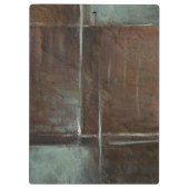 赤と灰色のレンガの壁 クリップボード (裏面)