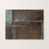 赤と灰色のレンガの壁 ジグソーパズル (横)