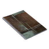 赤と灰色のレンガの壁 ノートブック (右側)