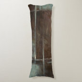 赤と灰色のレンガの壁 ボディピロー (正面縦)