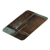 赤と灰色のレンガの壁 マグネット (左側)