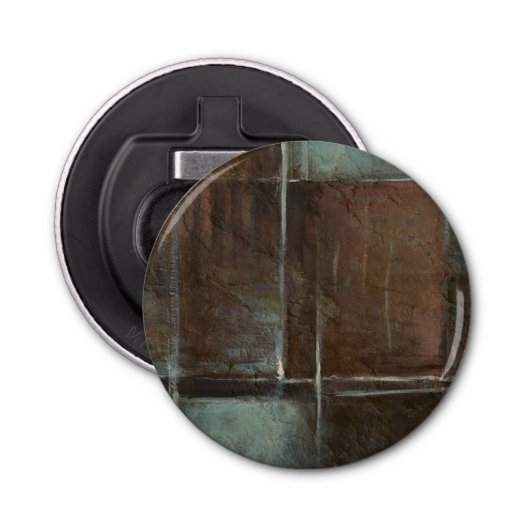 赤と灰色のレンガの壁 栓抜き (正面)