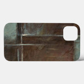 赤と灰色のレンガの壁 Case-Mate iPhoneケース (裏面 (横))