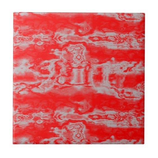 赤と灰色の大理石 タイル (正面)