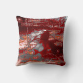 赤と灰色の岩の他の世俗的 クッション (裏面)