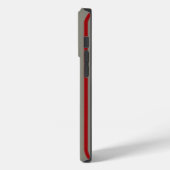赤と灰色の線 Case-Mate iPhoneケース (裏面 / 左)