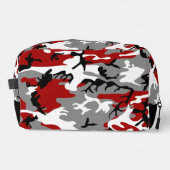 赤と灰色の迷彩、軍隊、陸軍 ドップキット (正面)