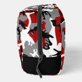 赤と灰色の迷彩、軍隊、陸軍 ドップキット (右)