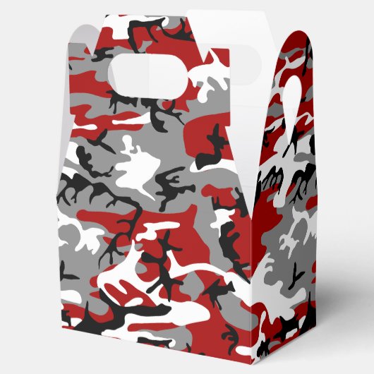 赤と灰色の迷彩、軍隊、陸軍 フェイバーボックス (オープン)