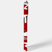 赤と灰色の迷彩、軍隊、陸軍 Case-Mate iPhoneケース (裏面 / 右)