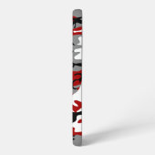 赤と灰色の迷彩、軍隊、陸軍 SAMSUNG GALAXYケース (左側面)