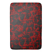 赤と灰色 バスマット (正面縦)