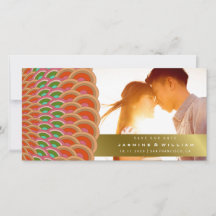 赤と玉アールデコヴィンテージホタテ模様ファン