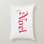 赤と白かわいらしのクリスマスアクセント枕 アクセントクッション (正面(垂直))