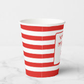 「赤と白この飲み物は飲み物だ」 紙コップ (右)