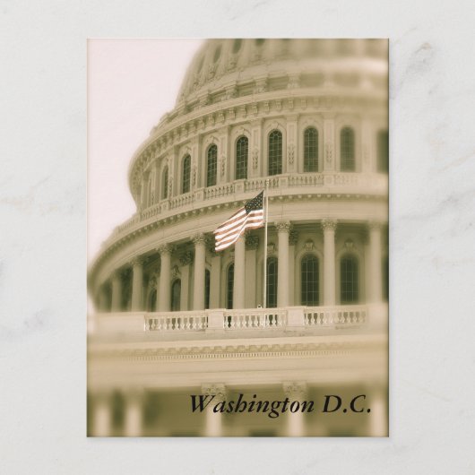 赤と白と青と首都 ポストカード (正面)