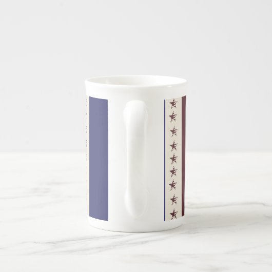 赤と白と青のスペシャルティマグ ボーンチャイナマグカップ (裏面)