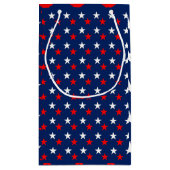 赤と白と青の星  スモールペーパーバッグ (裏面)