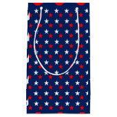 赤と白と青の星  スモールペーパーバッグ (正面)