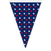 赤と白と青の星 バンティングフラッグ (第3の旗)
