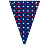 赤と白と青の星 バンティングフラッグ (第2の旗)