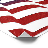 赤と白と青の自由の女神 ポスター (角)