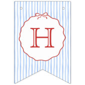 赤と白と青の7月4日独立記念日 誕生日 バンティングフラッグ (第2の旗)