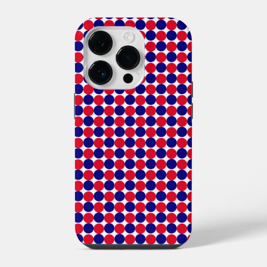 赤と白と青 iPhoneケース (裏面)