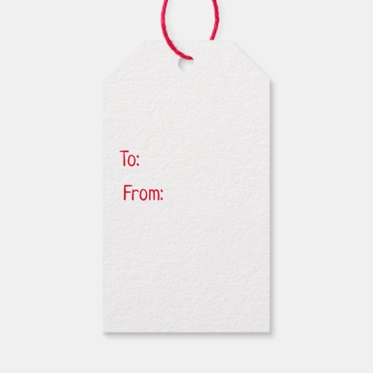 赤と白のいかりストライプブルー ギフトタグ (裏面)