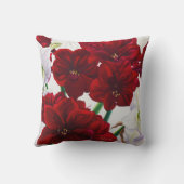 赤と白のアマリリス2008年 クッション (裏面)