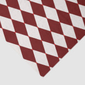 赤と白のアーガイルフェスティバルモダンクリスマス 薄葉紙 (詳細)