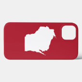 赤と白のウィスコンシン Case-Mate iPhoneケース (裏面 (横))