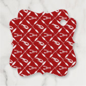 赤と白のカニ オーダーメッセージ フェイバータグ (裏面)