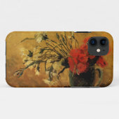 赤と白のカーネーションの花瓶、ゴッホ Case-Mate iPhoneケース (裏面(横))