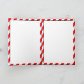 赤と白のキャンディストライプズby SHARON SHARPE シーズンカード (内部)