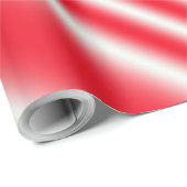 赤と白のキャンディーケーンのラッピングストライプの紙 ラッピングペーパー (ロールコーナー)