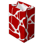 赤と白のキリン ミディアムペーパーバッグ (正面アングル)