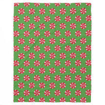 赤と白のクリスマス懸命キャンディ付き緑