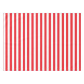 赤と白のストライプのテーブルクロス テーブルクロス (正面(横))