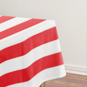 赤と白のストライプのテーブルクロス テーブルクロス (インサイチュ)