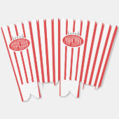 赤と白のストライプの新作ポップコーン フェイバーボックス (見開き)