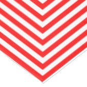 赤と白のストライプ テーブルクロス (アングル)